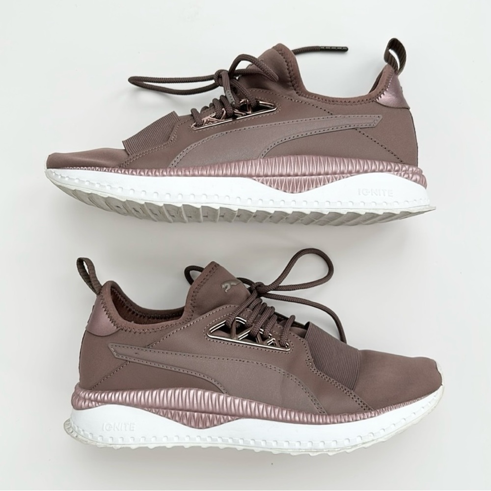 👟PUMA | Women’s Tsugi Apex Jewel Sneakers | Peppercorn | Size 10